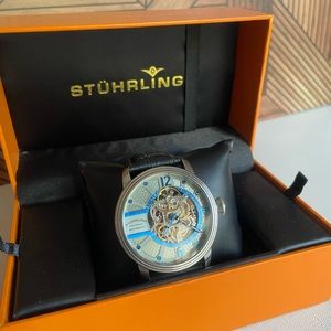 Brand New Stuhrling Skeleton Watch